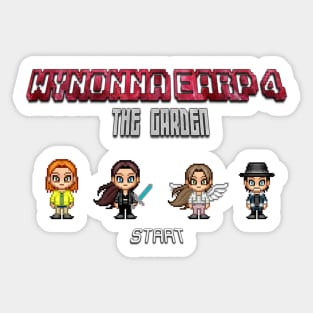 Wynonna Earp 4: The Garden - 8Bit Video Game Sticker